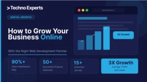Grow your business online web development partner - img - Techno Experts